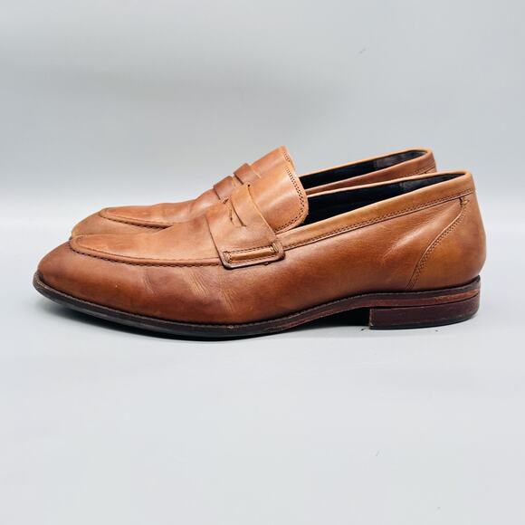 Cole Haan Shoes Mens 11.5 Brown Leather Grand OS Penny Loafers Slip On Dress main image 8